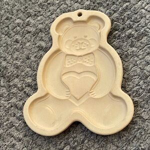 Pampered Chef Teddy Bear Cookie Mold 1991 Family Heritage Collection